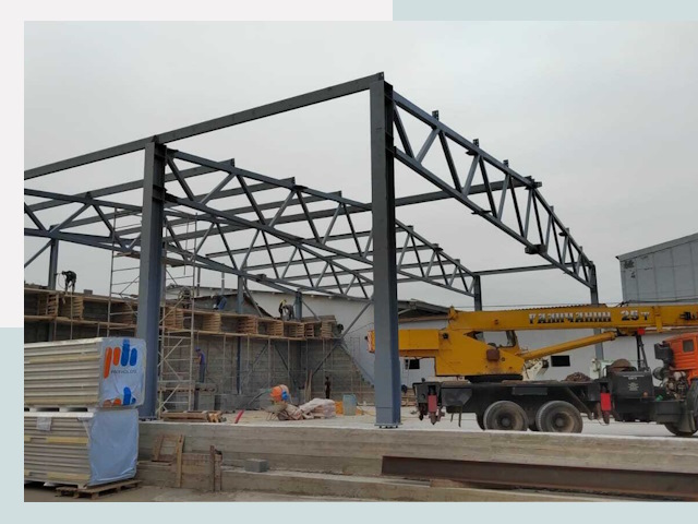 Строительство цехов в Красноуфимске