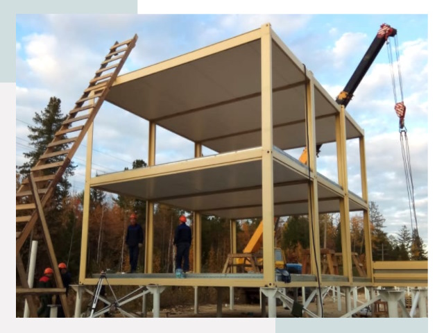 Строительство модульных здания Красноуфимск