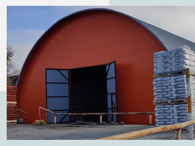 Полукруглые ангары по цене от 609 руб. в Красноуфимск