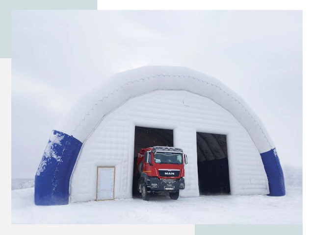 Мобильные ангары в Красноуфимске