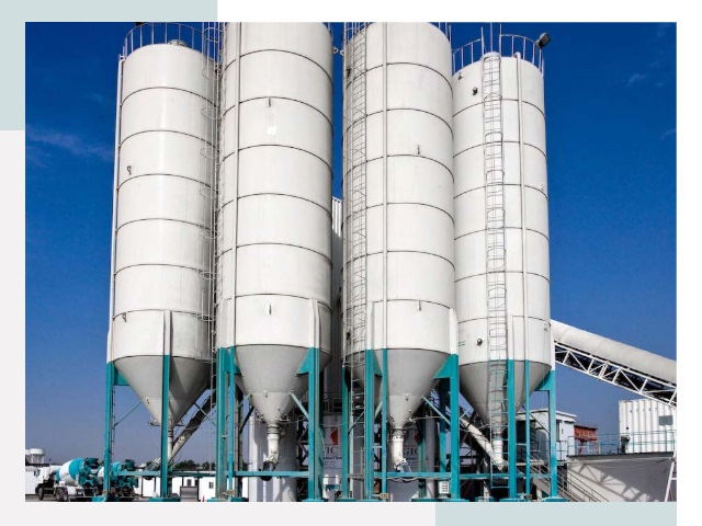Строительство цементных силосов в Красноуфимске