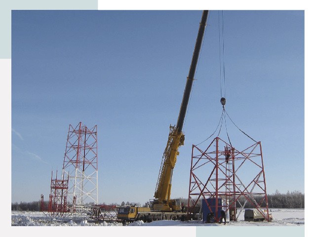 Монтаж вышек связи в Красноуфимске