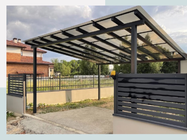 Металлические навесы в Красноуфимск от 609 руб. за м²