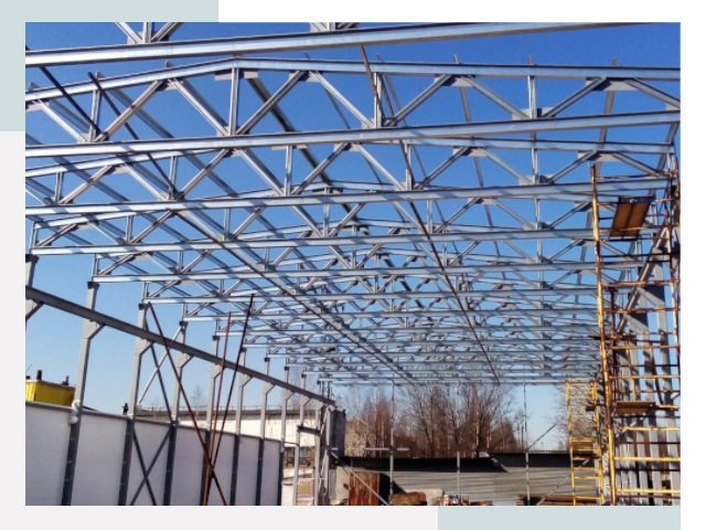 Металлокаркасы для складов в Красноуфимске